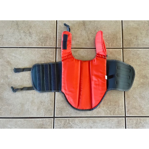 Outward Hound Granby Dog Life Jacket Orange Small High Visibility Pet Float Vest - Picture 2 of 6
